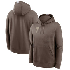 Philadelphia Phillies Nike Statement Pullover Hoodie - Light Brown - Nike Online