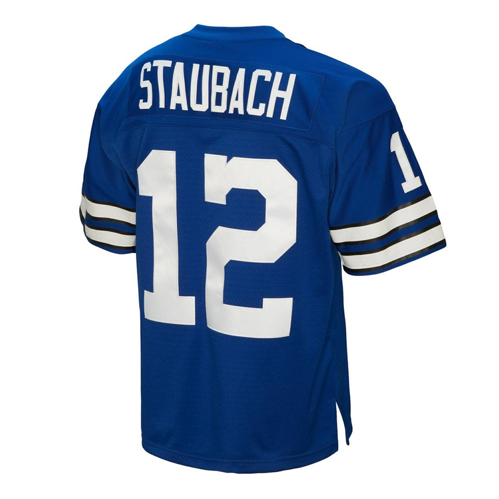 Mitchell & Ness Roger Staubach Dallas Cowboys Big & Tall 1971 Legacy Retired Player Jersey Navy