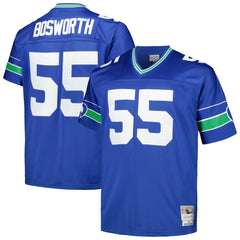 Mitchell & Ness Brian Bosworth Seattle Seahawks Big & Tall 1987 Legacy Retired Player Jersey Royal