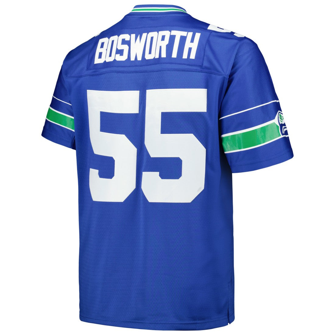 Mitchell & Ness Brian Bosworth Seattle Seahawks Big & Tall 1987 Legacy Retired Player Jersey Royal