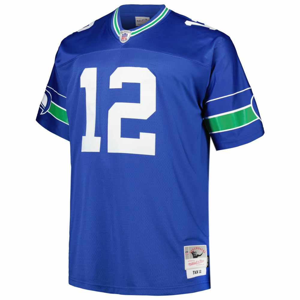 Mitchell & Ness 12s Seattle Seahawks Big & Tall Legacy Retired Player Jersey Royal