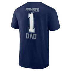 Fanatics Dallas Cowboys Father's Day #1 Dad T-Shirt Navy