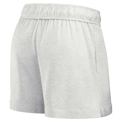Los Angeles Dodgers Fanatics Women's Oversized Badge Lounge Shorts - Oatmeal - Fanatics Online