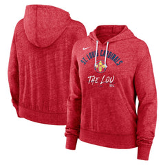 St. Louis Cardinals Nike City Connect Gym Vintage Hoodie - Heather Red - Nike on Sale