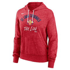 St. Louis Cardinals Nike City Connect Gym Vintage Hoodie - Heather Red - Nike on Sale