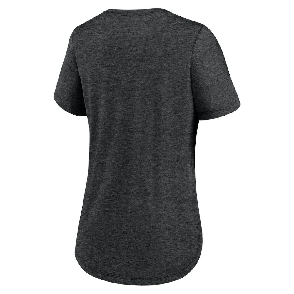 Chicago White Sox Nike Women's Knockout Team Stack Tri-Blend T-Shirt - Heather Black - Nike Sale