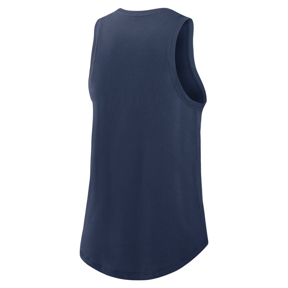 Minnesota Twins Nike Women's Legacy Icon High Neck Dri-FIT Tank Top - Navy - Nike on Sale
