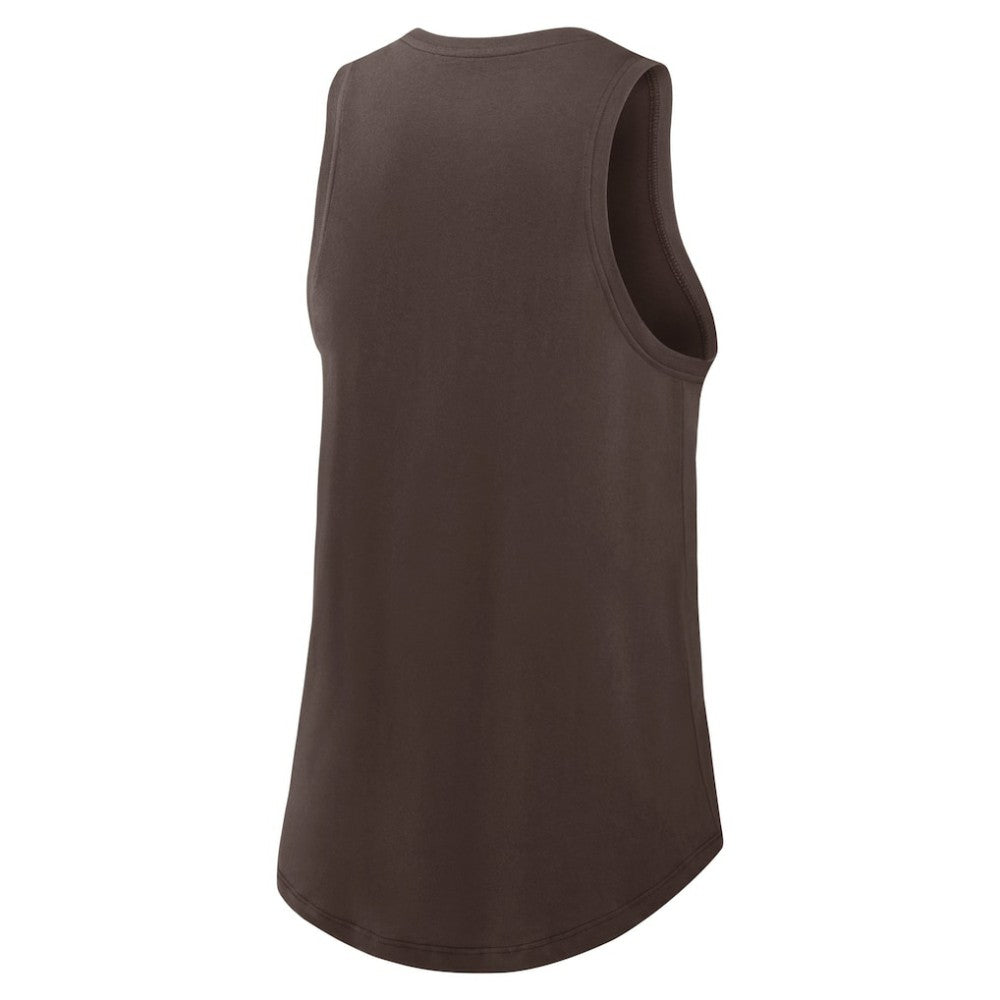 San Diego Padres Nike Women's Legacy Icon High Neck Dri-FIT Tank Top - Brown - Nike Discount
