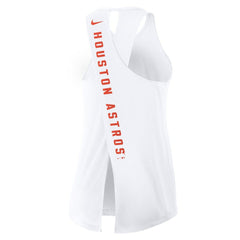 Houston Astros Nike Women's Open-Back Crisscross Dri-FIT Tank Top - White - Nike Discount