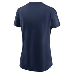 Atlanta Braves Nike Women's Wordmark T-Shirt - Navy - Nike Lifestyle