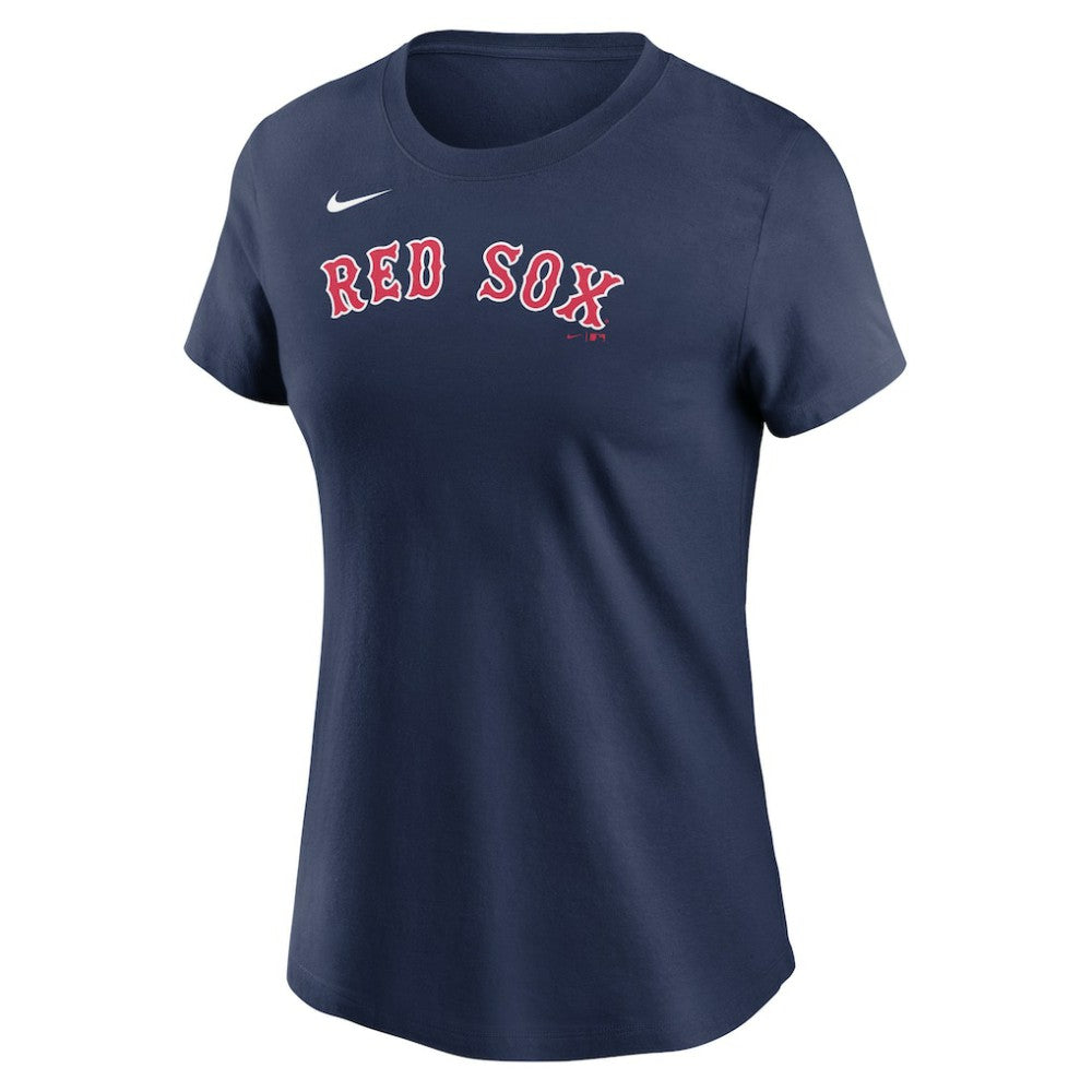 Boston Red Sox Nike Women's Wordmark T-Shirt - Navy - Nike Online