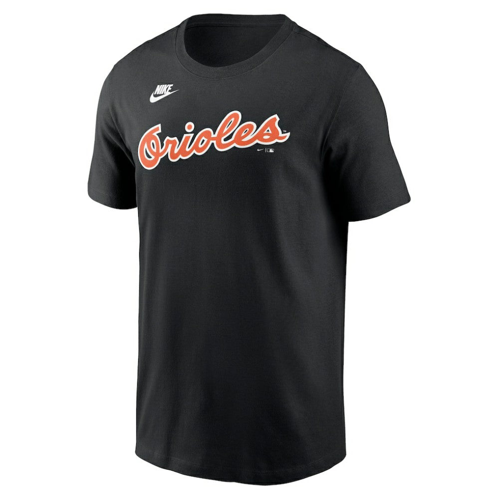 Baltimore Orioles Nike Cooperstown Collection Wordmark T-Shirt - Black - Nike Discount