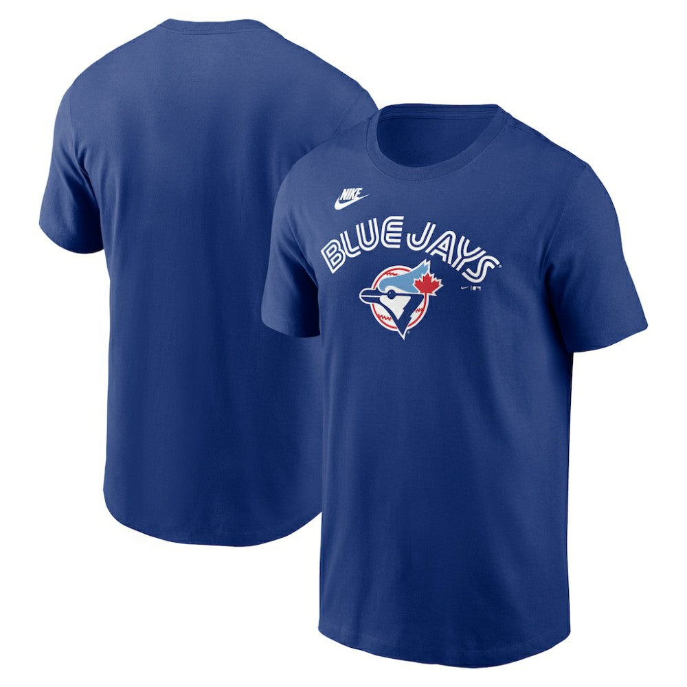 Toronto Blue Jays Nike Cooperstown Collection Wordmark T-Shirt - Royal - Nike Sale