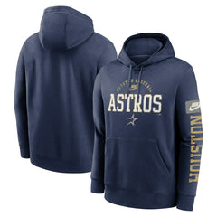 Houston Astros Nike Cooperstown Collection Splitter Club Fleece Pullover Hoodie - Navy - Nike Lifestyle