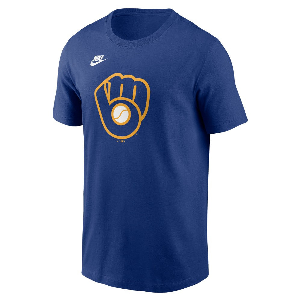 Milwaukee Brewers Nike Cooperstown Collection T-Shirt - Royal - Nike Lifestyle