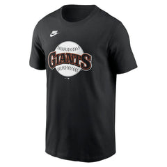 San Francisco Giants Nike Cooperstown Collection T-Shirt - Black - Nike Lifestyle