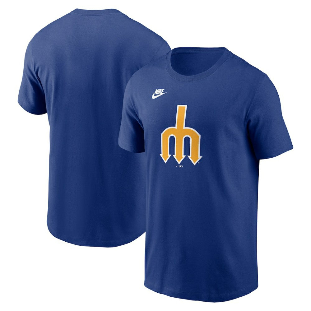 Seattle Mariners Nike Cooperstown Collection T-Shirt - Royal - Nike on Sale
