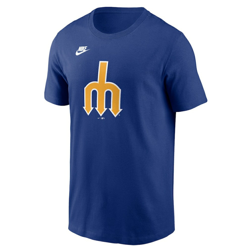 Seattle Mariners Nike Cooperstown Collection T-Shirt - Royal - Nike on Sale