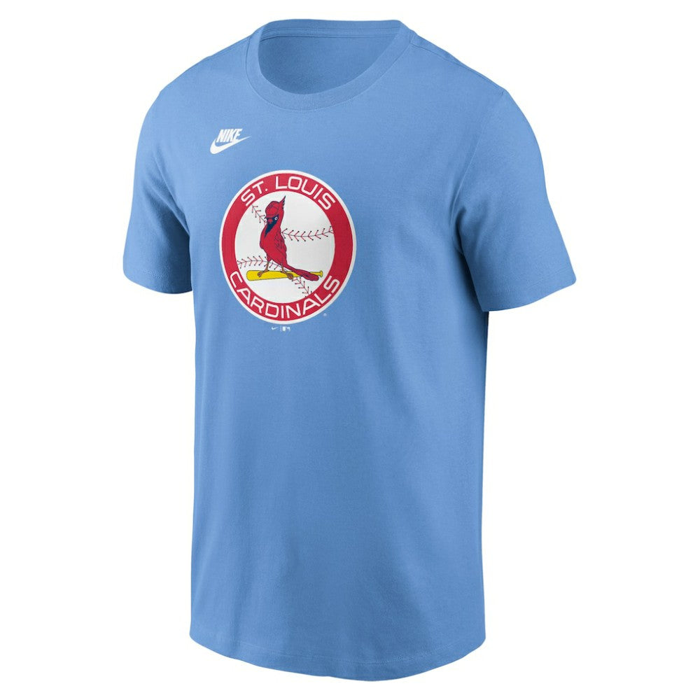 St. Louis Cardinals Nike Cooperstown Collection T-Shirt - Light Blue - Nike on Sale