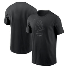 Baltimore Orioles Nike City Connect Large Logo T-Shirt - Black - Nike Online