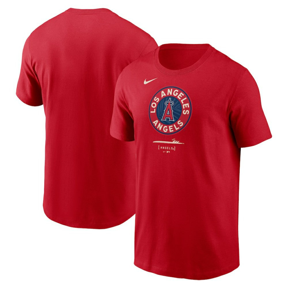 Los Angeles Angels Nike City Connect Large Logo T-Shirt - Red - Nike Online