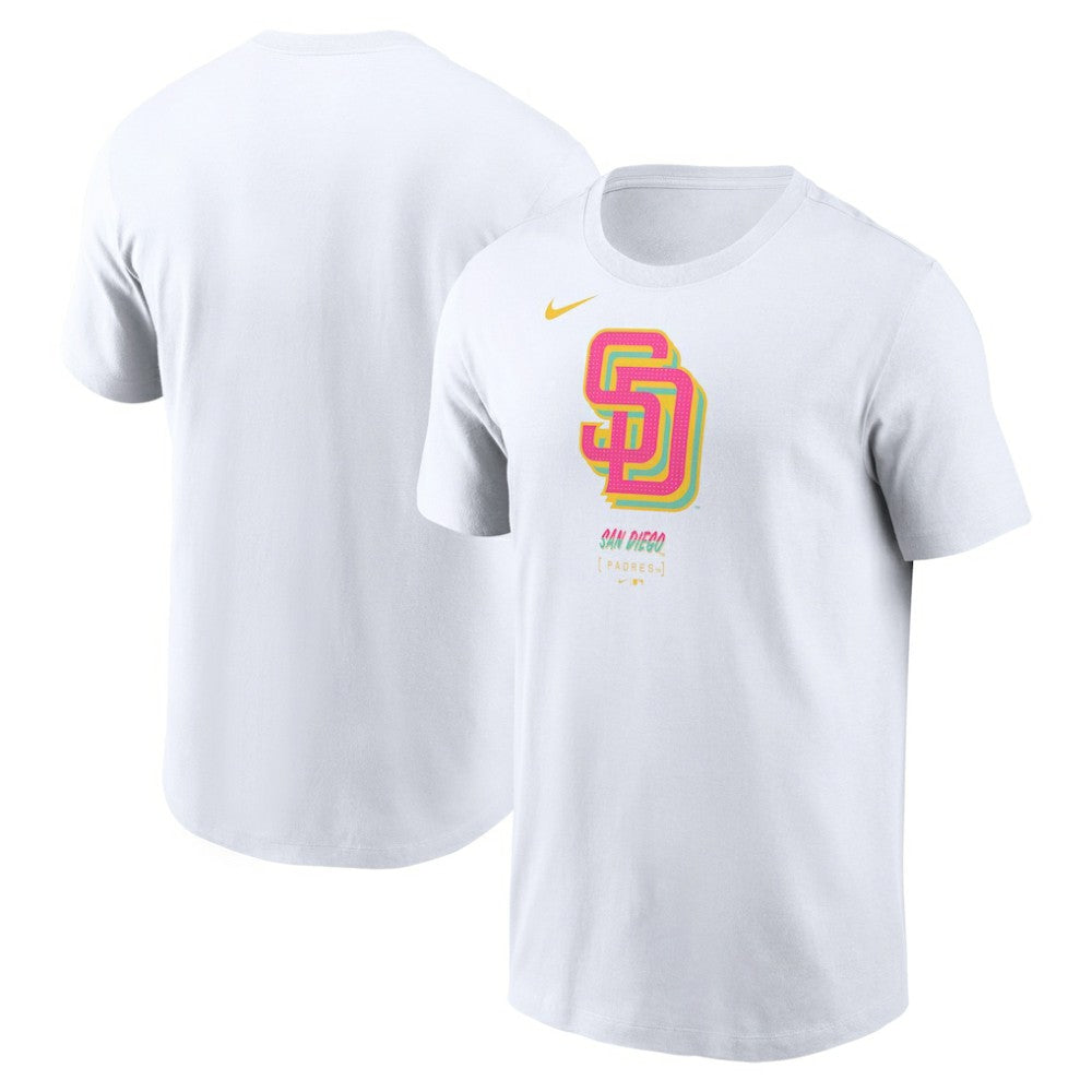 San Diego Padres Nike City Connect Large Logo T-Shirt - White - Nike Discount