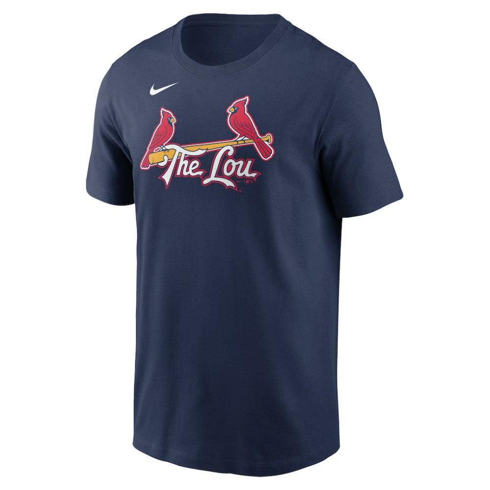 St. Louis Cardinals Nike City Connect Wordmark T-Shirt - Navy - Nike on Sale