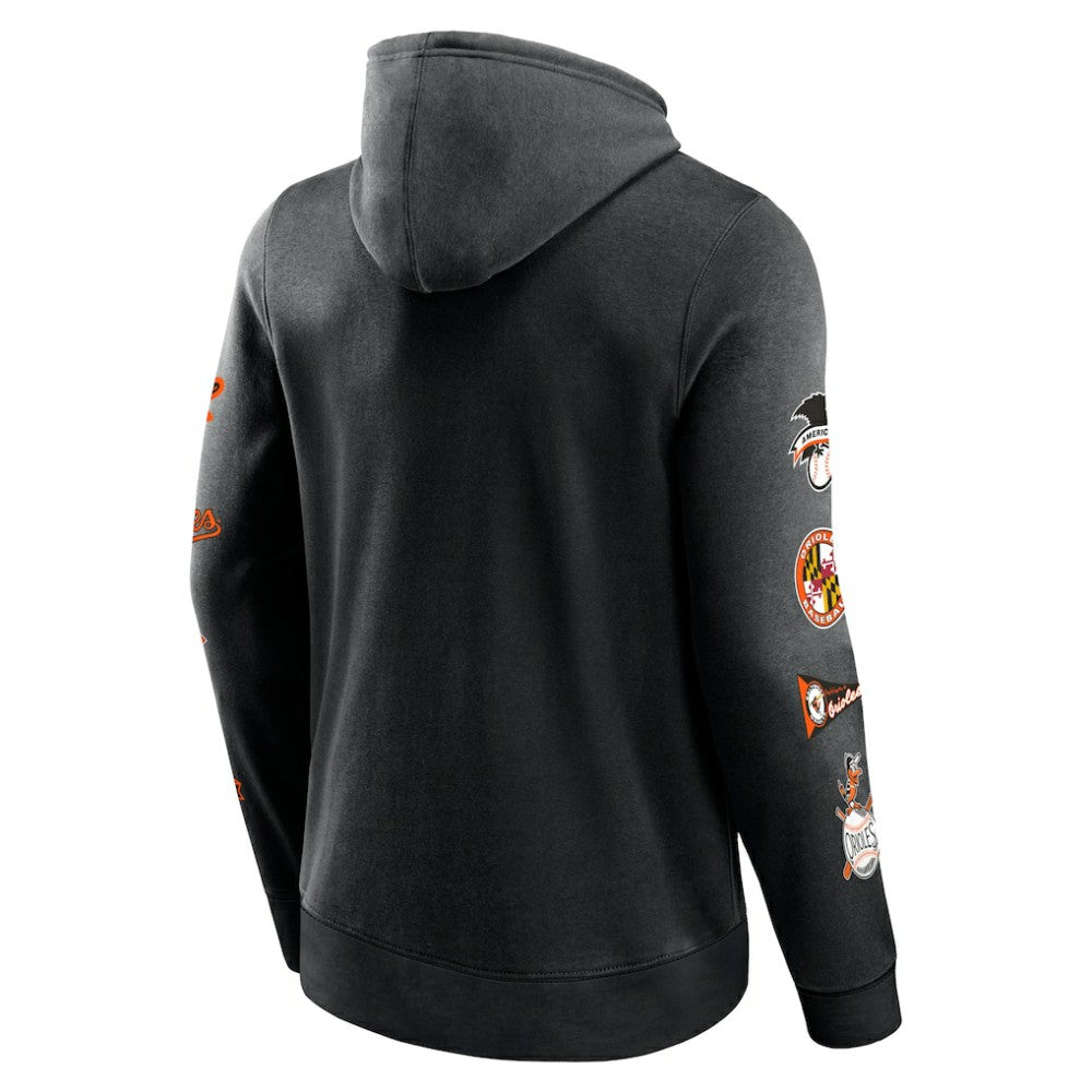 Baltimore Orioles Fanatics Wild Winner Pullover Hoodie - Black - Fanatics Online