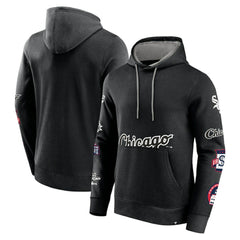 Chicago White Sox Fanatics Wild Winner Pullover Hoodie - Black - Fanatics Lifestyle