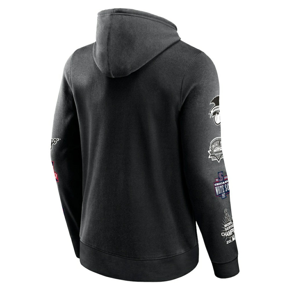 Chicago White Sox Fanatics Wild Winner Pullover Hoodie - Black - Fanatics Lifestyle