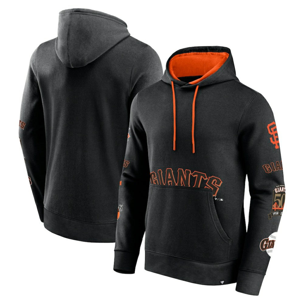 San Francisco Giants Fanatics Wild Winner Pullover Hoodie - Black - Fanatics Sale