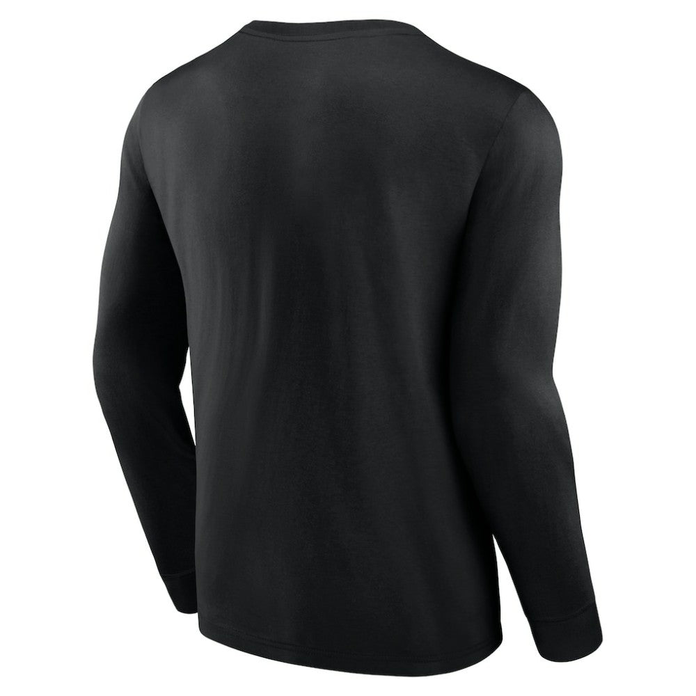 Miami Marlins Fanatics Strike the Goal Long Sleeve T-Shirt - Black - Fanatics Online