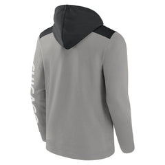 Chicago White Sox Fanatics Ace Hoodie Full-Zip Sweatshirt - Gray/Black - Fanatics Discount