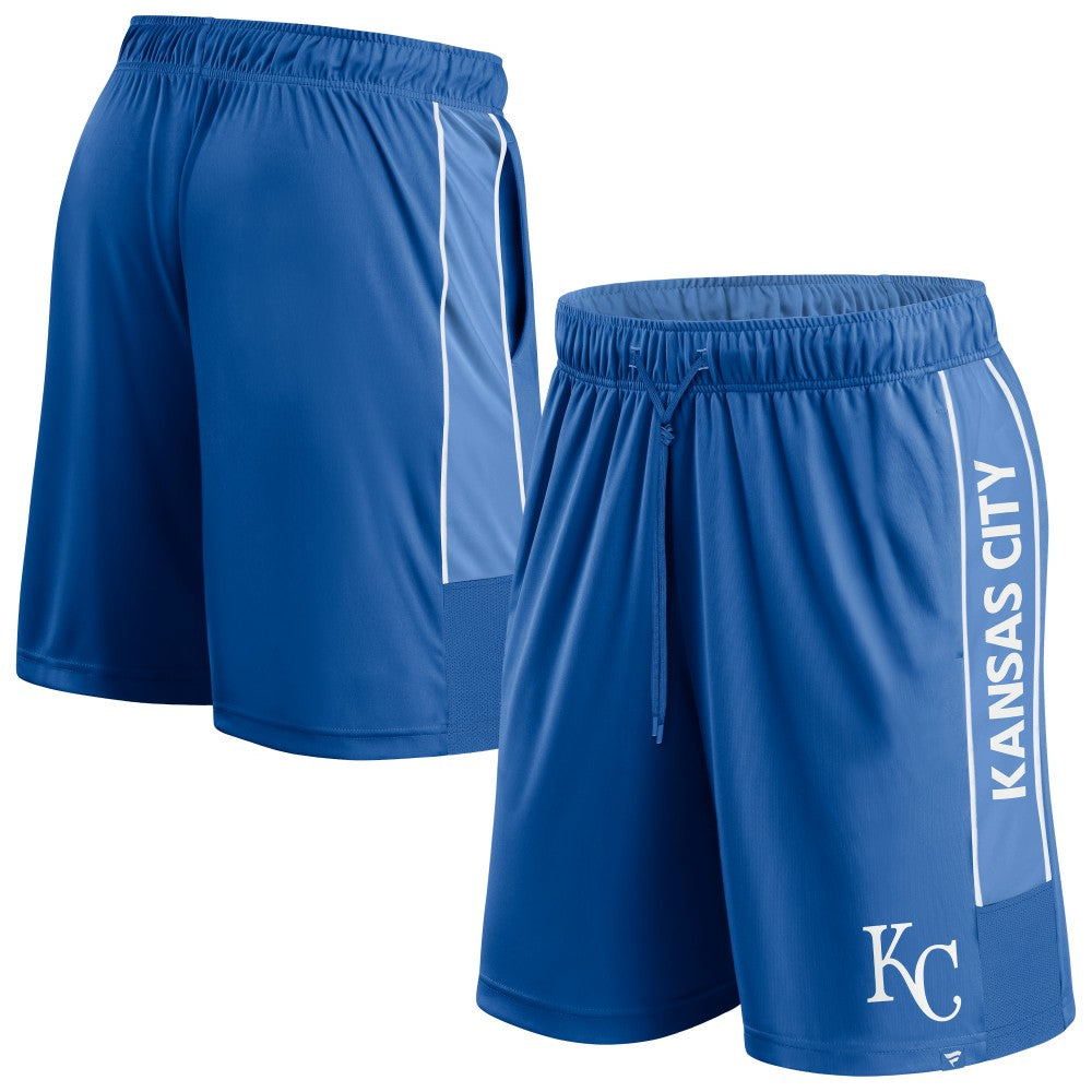 Kansas City Royals Fanatics Win The Match Defender Shorts - Royal - Fanatics Lifestyle