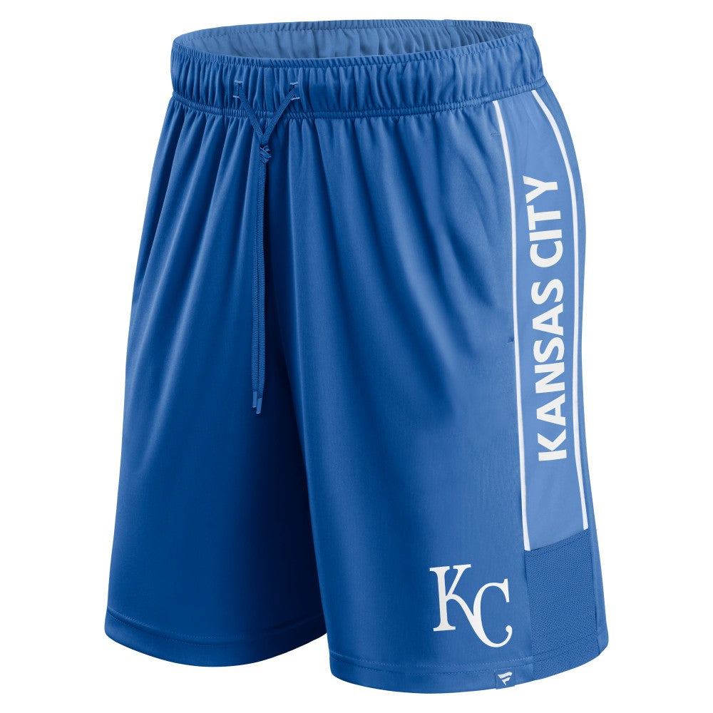 Kansas City Royals Fanatics Win The Match Defender Shorts - Royal - Fanatics Lifestyle