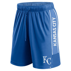 Kansas City Royals Fanatics Win The Match Defender Shorts - Royal - Fanatics Lifestyle