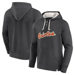 Fanatics Baltimore Orioles Black Plan for Adversity Henley Fleece Pullover Hoodie - Fanatics Online