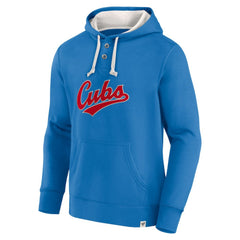 Fanatics Chicago Cubs Royal Plan for Adversity Henley Fleece Pullover Hoodie - Fanatics Online