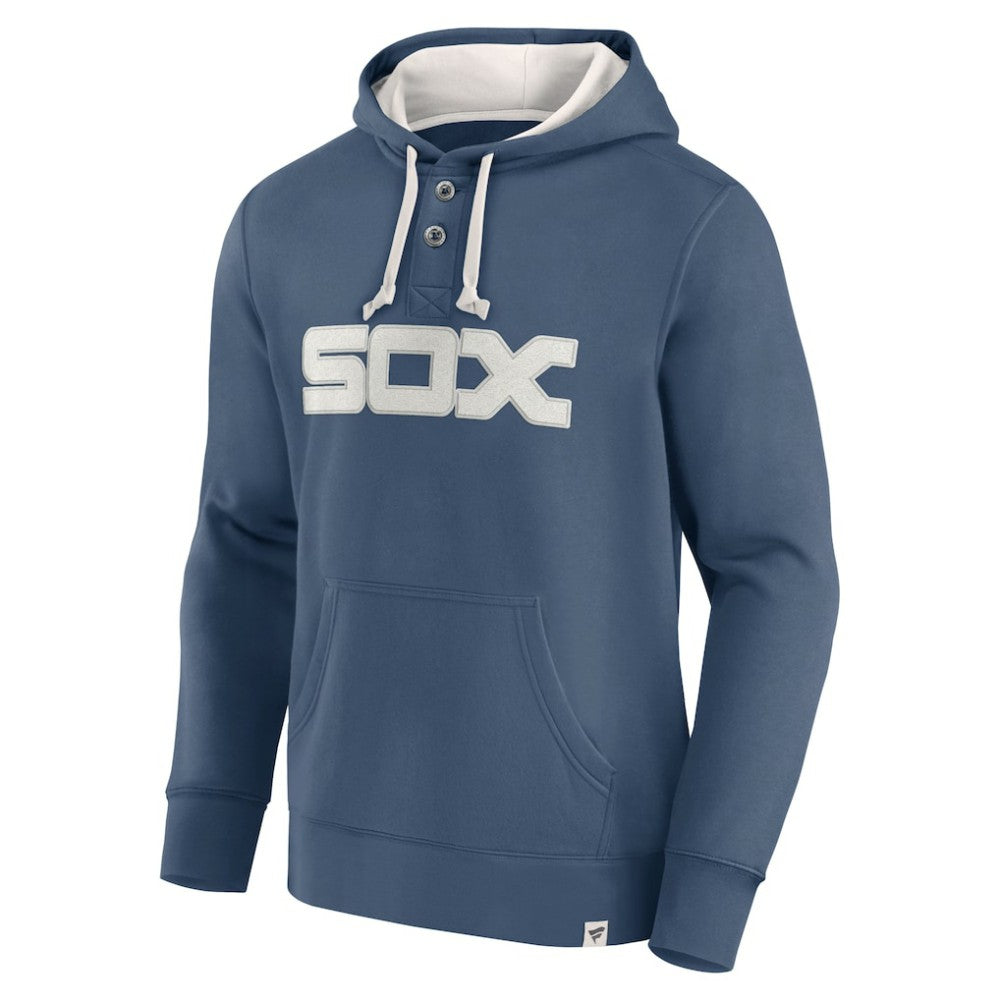 Fanatics Chicago White Sox Navy Plan for Adversity Henley Fleece Pullover Hoodie - Fanatics Sale