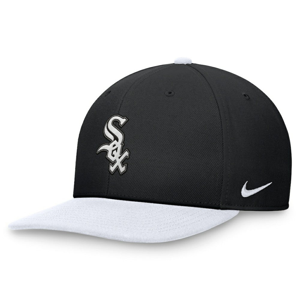 Chicago White Sox Nike Two-Tone Snapback Hat - Black/White - Nike on Sale