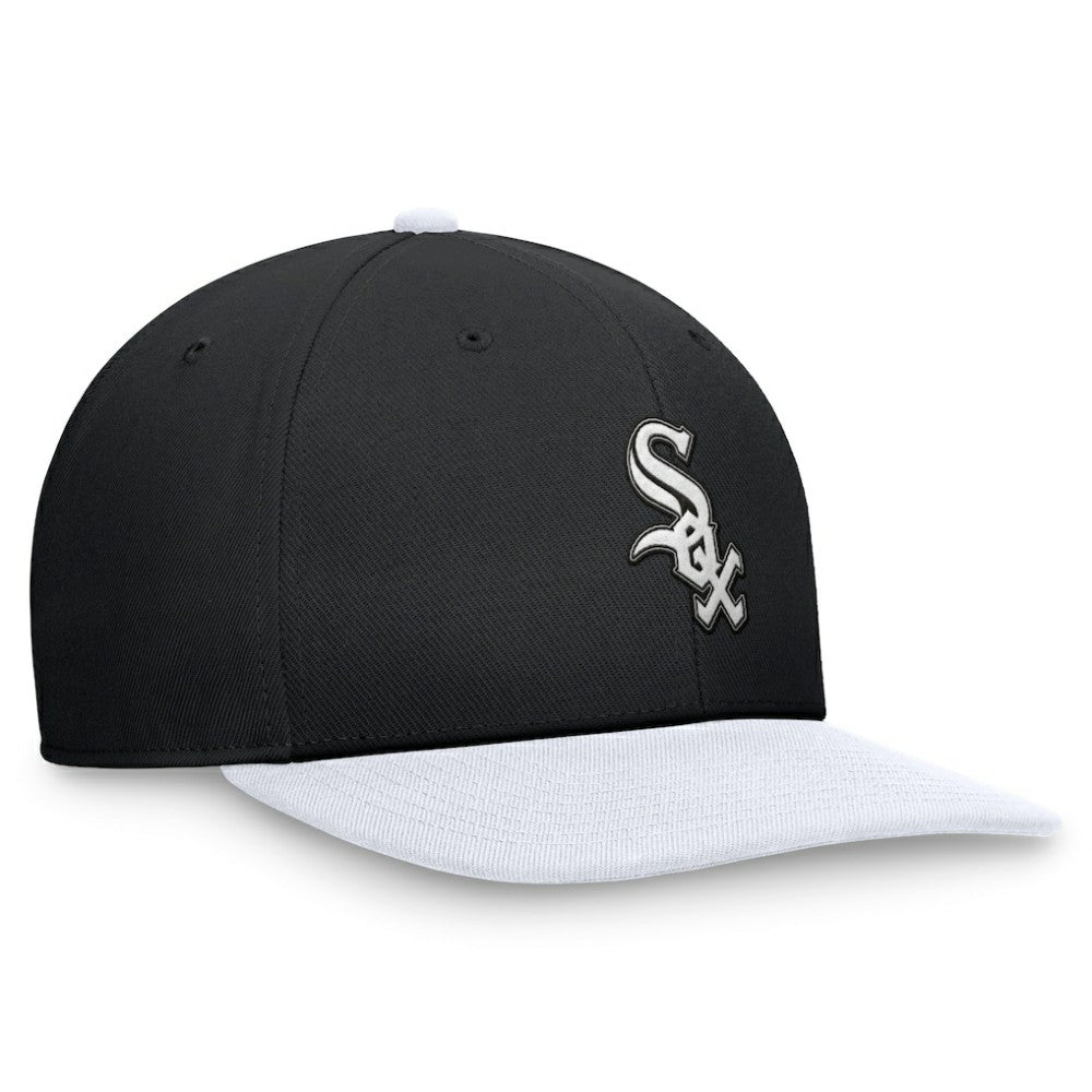 Chicago White Sox Nike Two-Tone Snapback Hat - Black/White - Nike on Sale