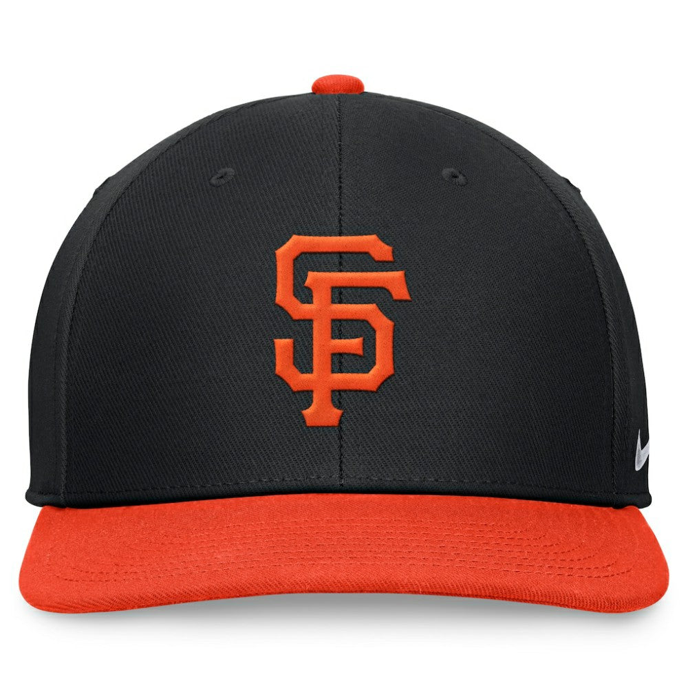 San Francisco Giants Nike Two-Tone Snapback Hat - Black/Orange - Nike Lifestyle