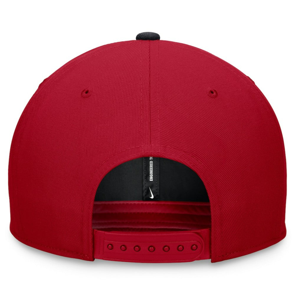 Washington Nationals Nike Two-Tone Snapback Hat - Red/Navy - Nike Discount