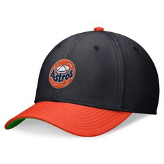 Houston Astros Nike Cooperstown Collection Rewind Swooshflex Performance Hat - Navy/Orange - Nike Online