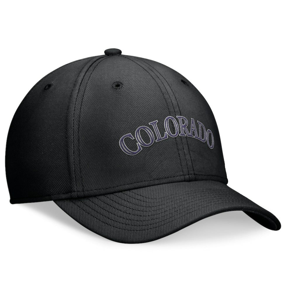 Colorado Rockies Nike Performance Flex Hat - Black - Nike Lifestyle