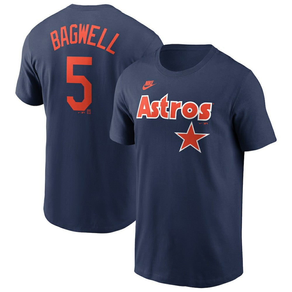 Jeff Bagwell Houston Astros Nike Cooperstown Collection Fuse Name & Number T-Shirt - Navy - Nike Sale