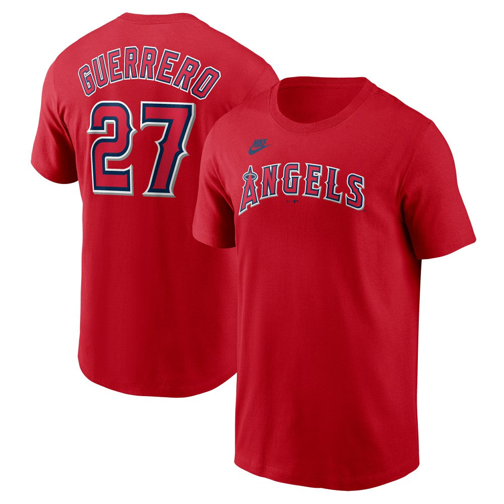 Vladimir Guerrero Los Angeles Angels Nike Fuse Name & Number T-Shirt - Red - Nike Online