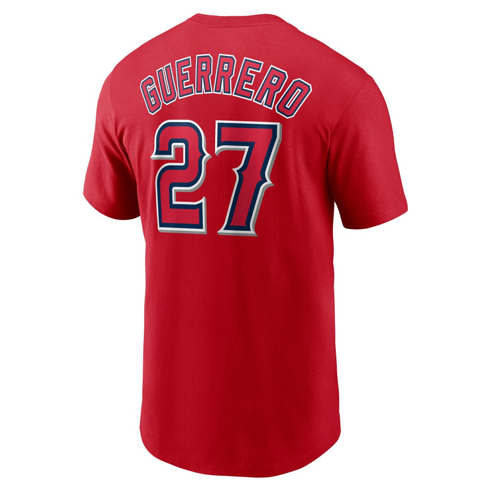 Vladimir Guerrero Los Angeles Angels Nike Fuse Name & Number T-Shirt - Red - Nike Online