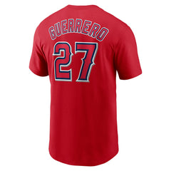 Vladimir Guerrero Los Angeles Angels Nike Fuse Name & Number T-Shirt - Red - Nike Online