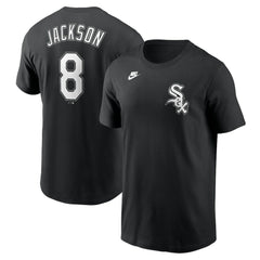 Bo Jackson Chicago White Sox Nike Cooperstown Collection Fuse Name & Number T-Shirt - Black - Nike Discount